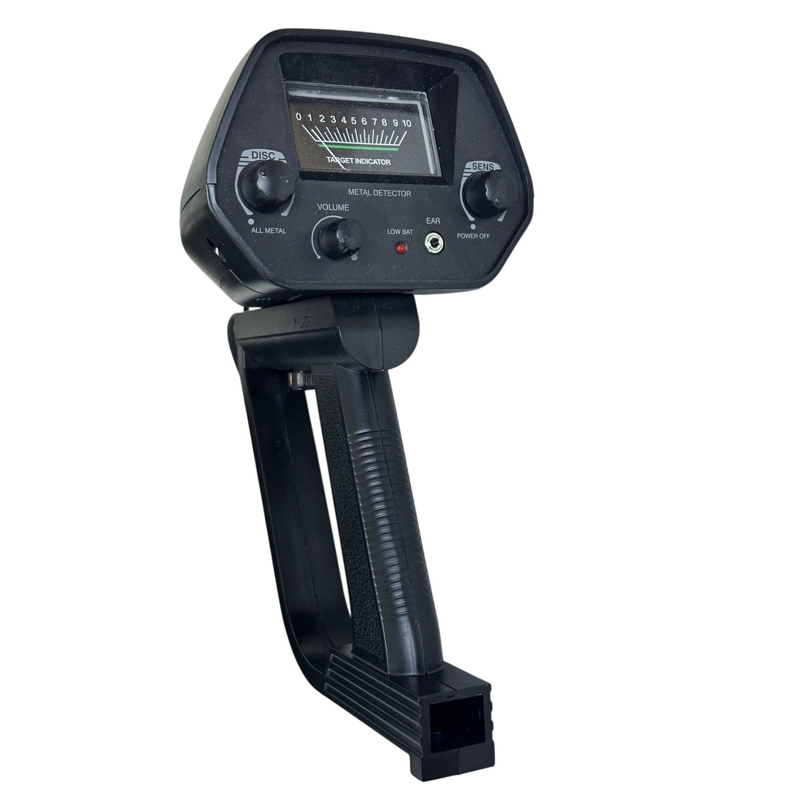 Metal Detector Waterproof Search Coil Adjustable Height All Metal Headphone Jack