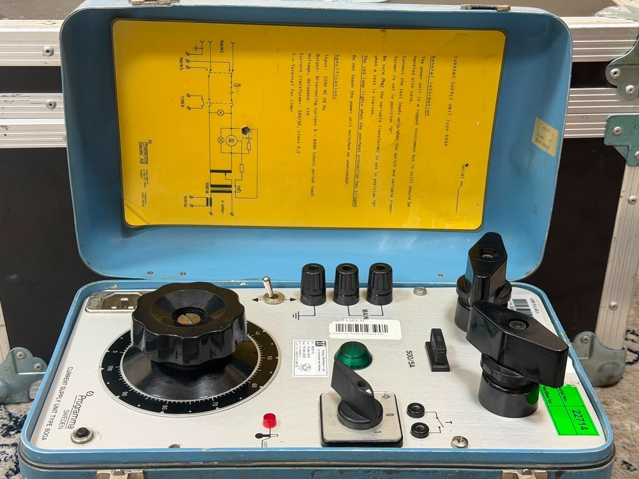Programma Sweden / Current Supply Unit / Type 600A / CSU600A