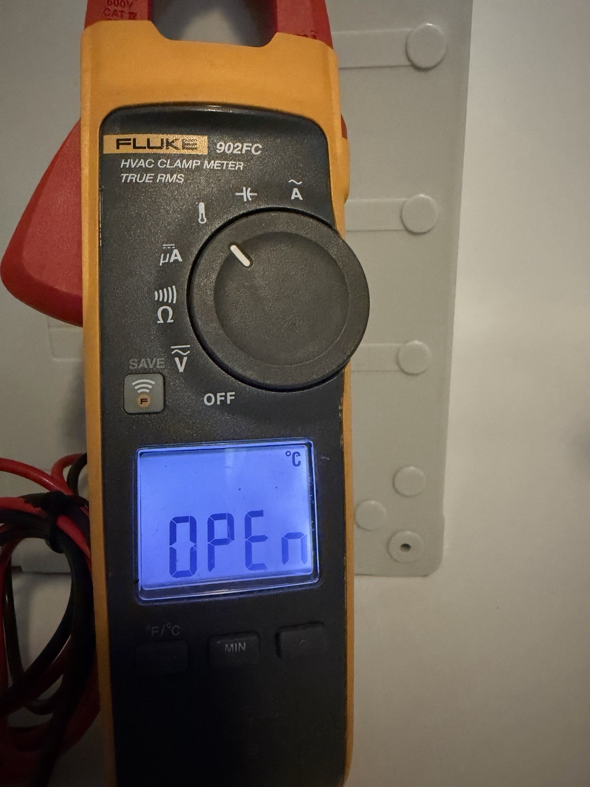 Fluke 902FC True RMS HVAC Clamp Meter TESTED As-Is No Temp Probe Free Shipping