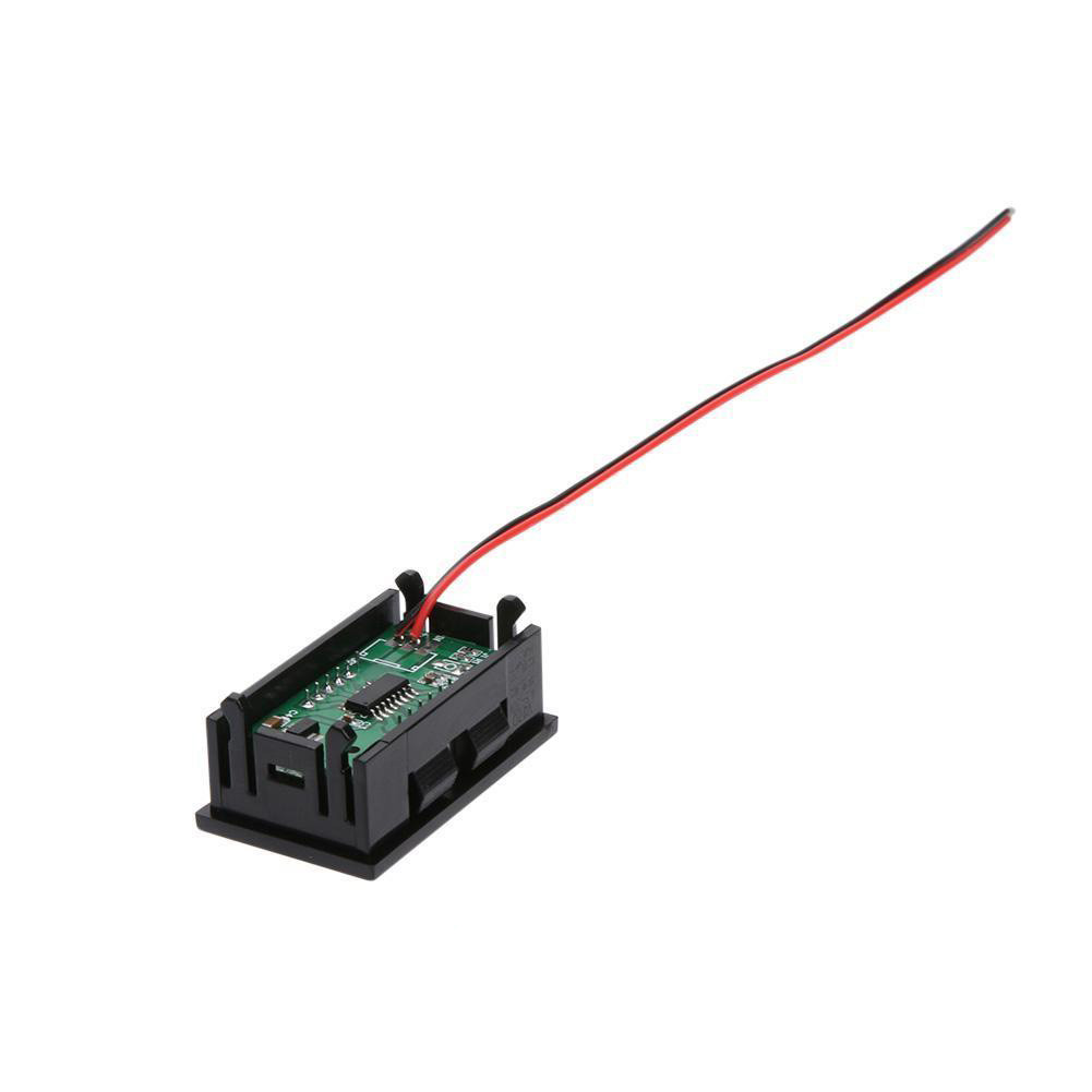 4.5-30V DC Two-Wire 0.56″ Red Green Blue Panel Mount Digital Voltage Voltmeter