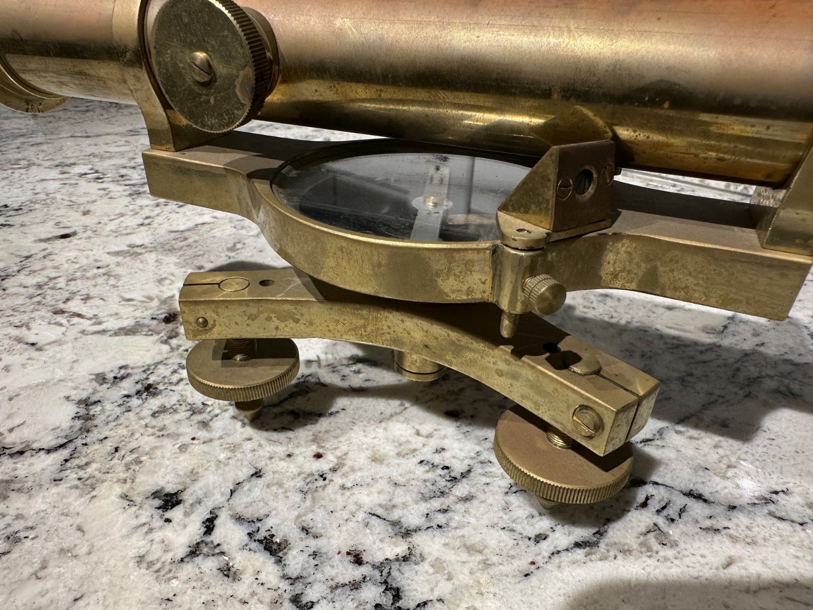 BRASS THEODOLITE Stanley London UK Antique Surveyor’s Instrument Early 1900’s