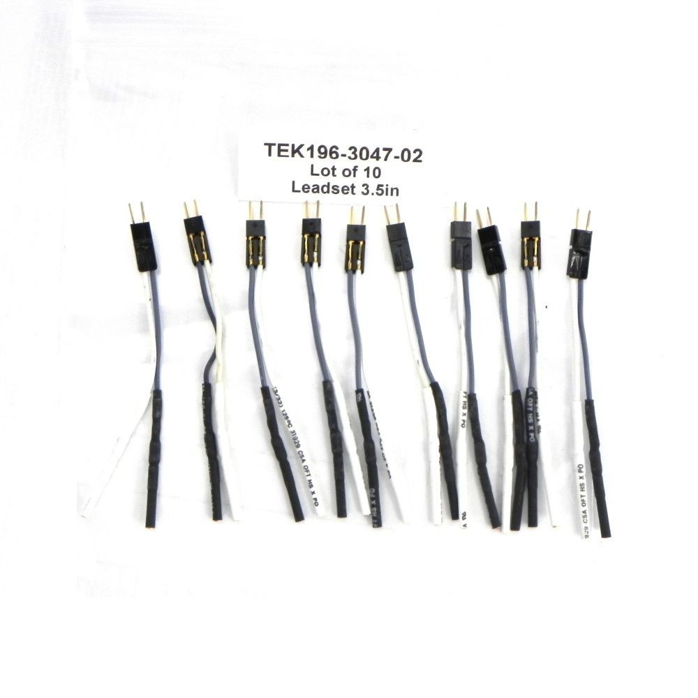 Tektronix 196-3047-02 Lot of 10 1 Channel Leadset 3.5in