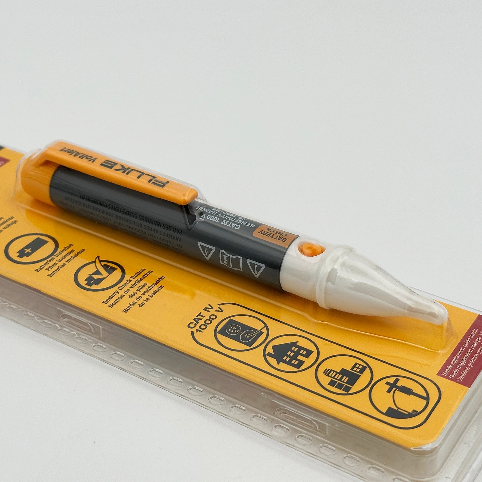 Fluke 2AC 90-1000V Non-contact Voltage Tester ACV Detector CAT IV Voltalert