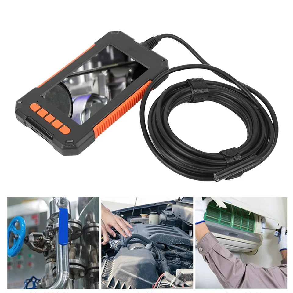 P40 8mm Endoscope 1920 X 1080P 4.3inch Color Display Screen Endoscope New