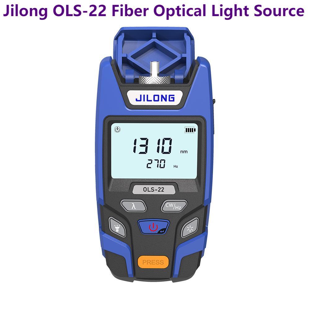 FTTH Fiber Tester Jilong OLS-22 Fiber Optical Light Source SM,MM,PON W/LED Light