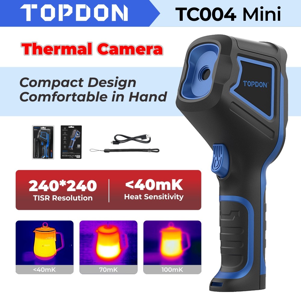 TOPDON TC004 Mini Ultra-Clear Handheld Thermal Camera Infrared Thermometer