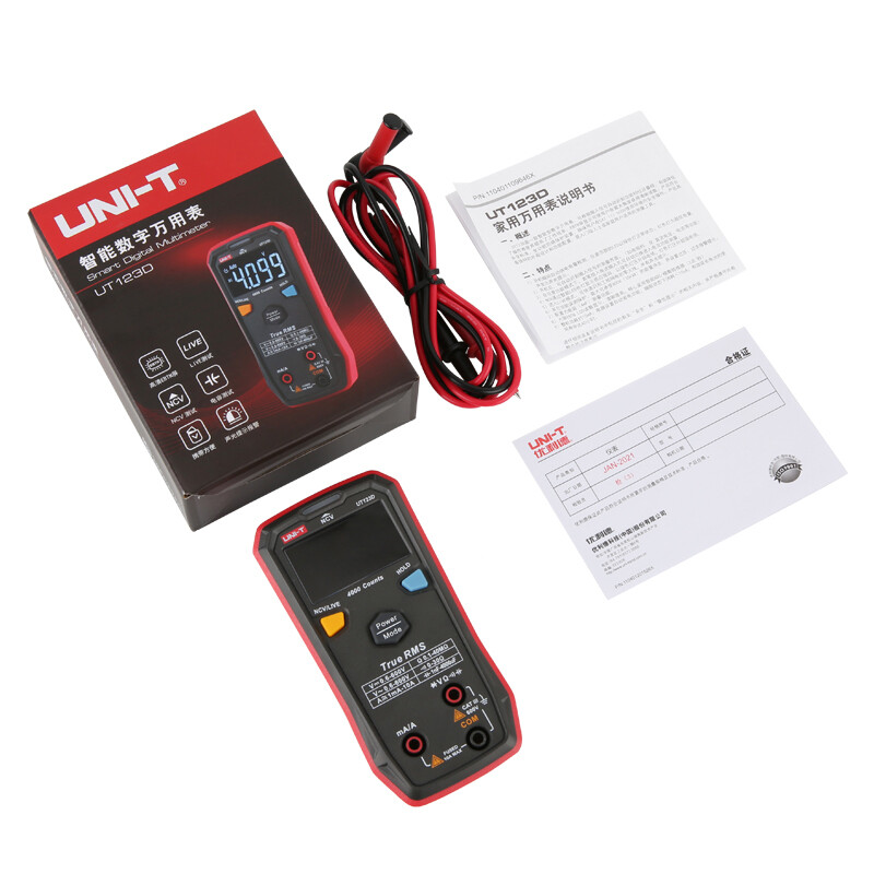 UNI-T Smart Multimeter True RMS AC DC Voltmeter Ammeter Ohm Capacitance Tester