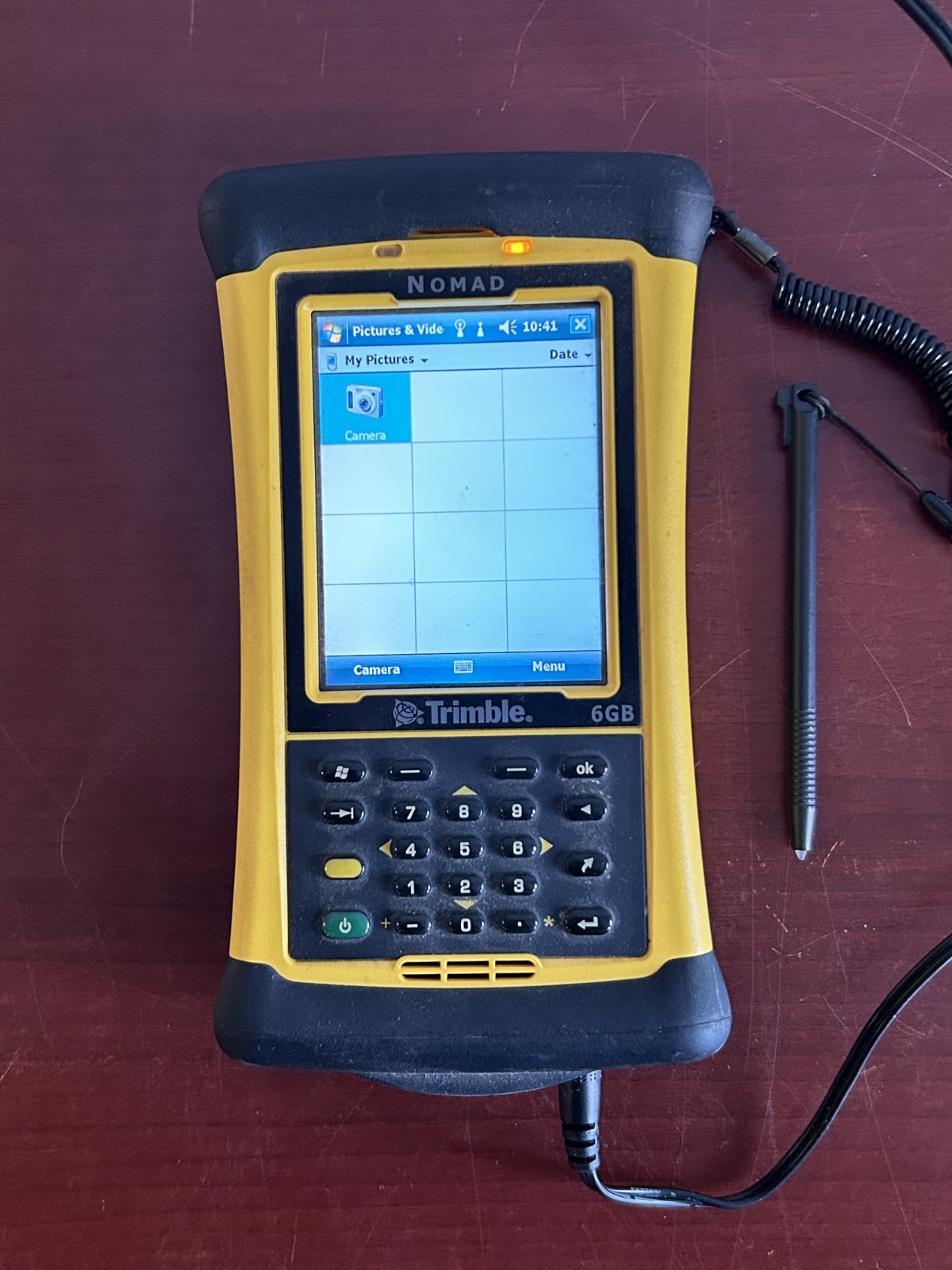 Trimple Nomad 6GB Rugged Handheld Data Collector w/ Programs Office Arc + Power