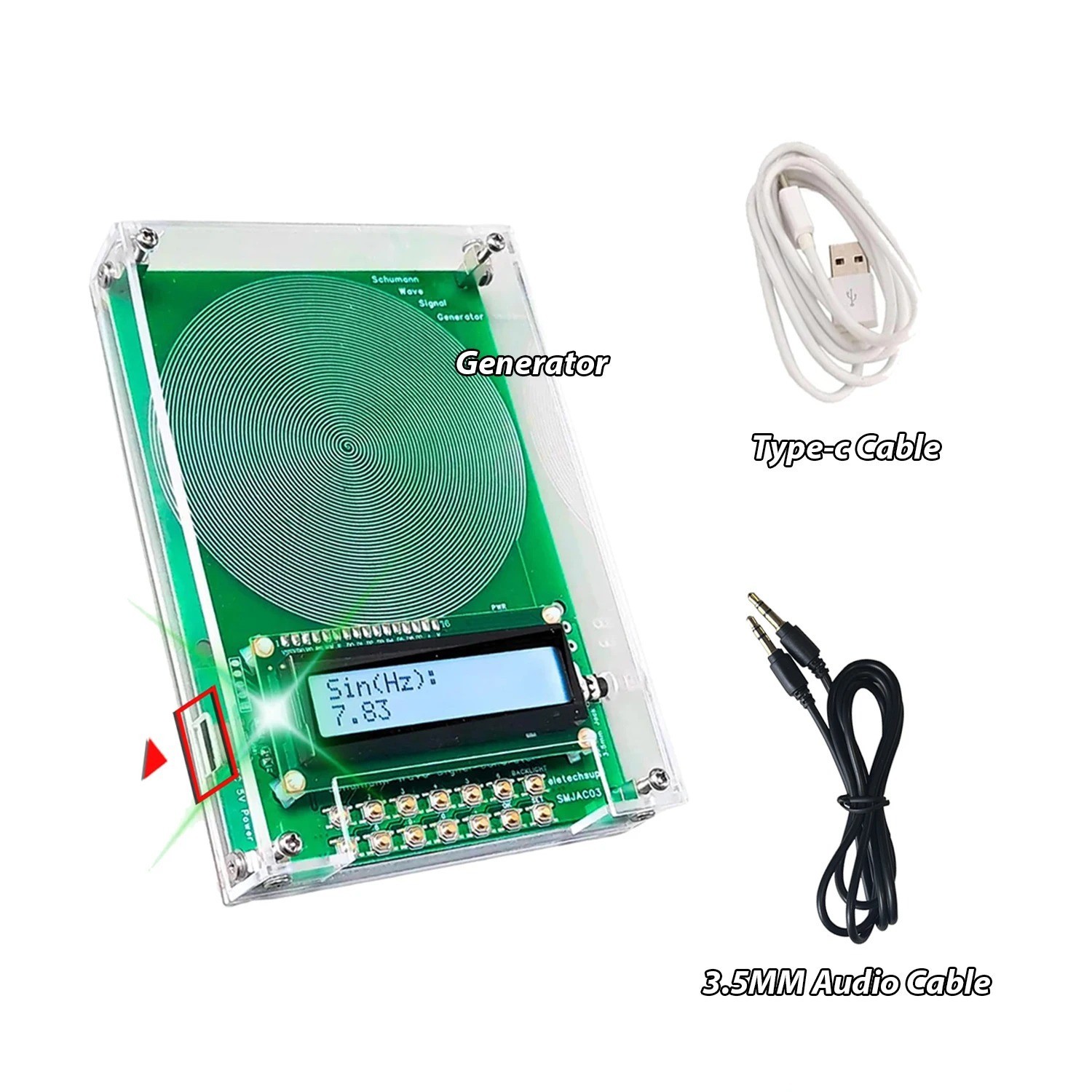 Low Frequency Signal Generator Adjustable Pulse Wave Audio Device