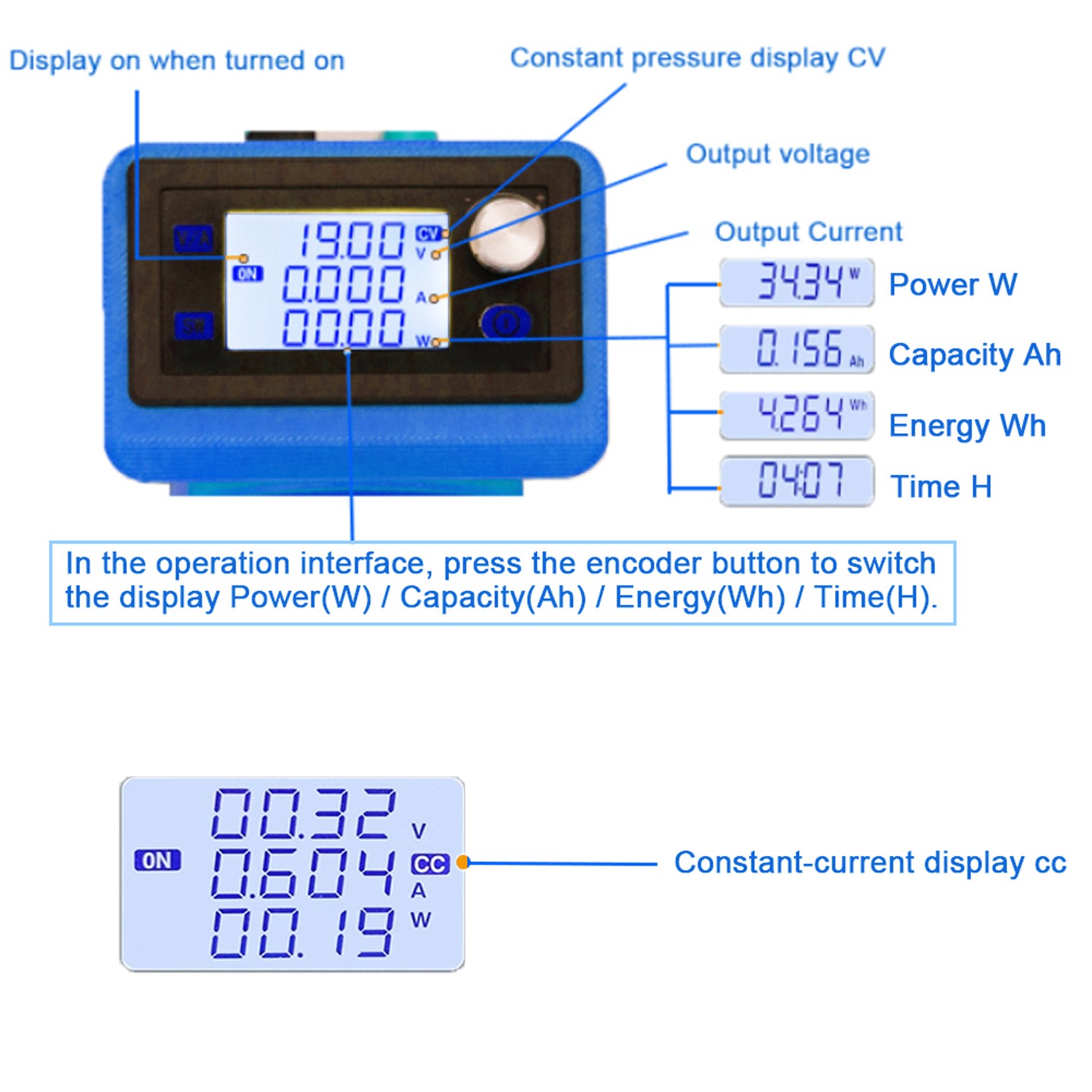DC Power Supply For Hercules 20V Battery Adjustable Voltage Digital Display