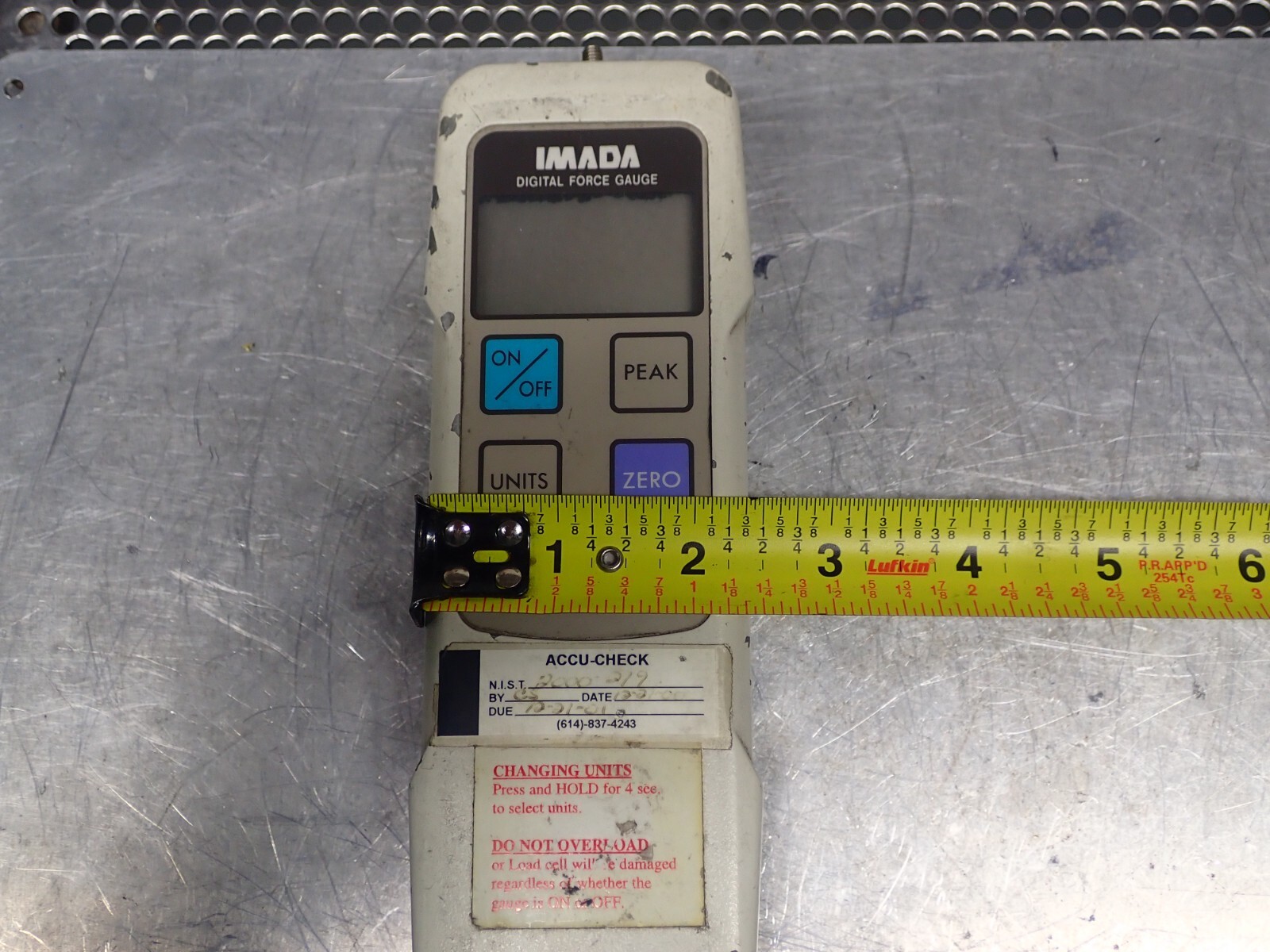 IMADA 70074 DPS-4 Digital Force Gauge 4.4lb x 0.001lb Used With Warranty