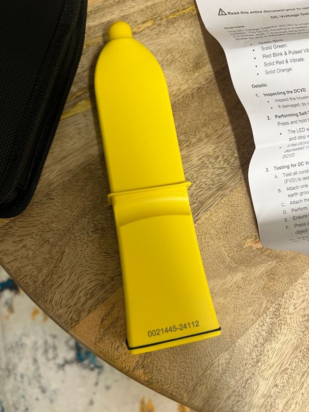 Telco Sales, Inc. Model DCVD DC Voltage Detector with Nylon Pouch