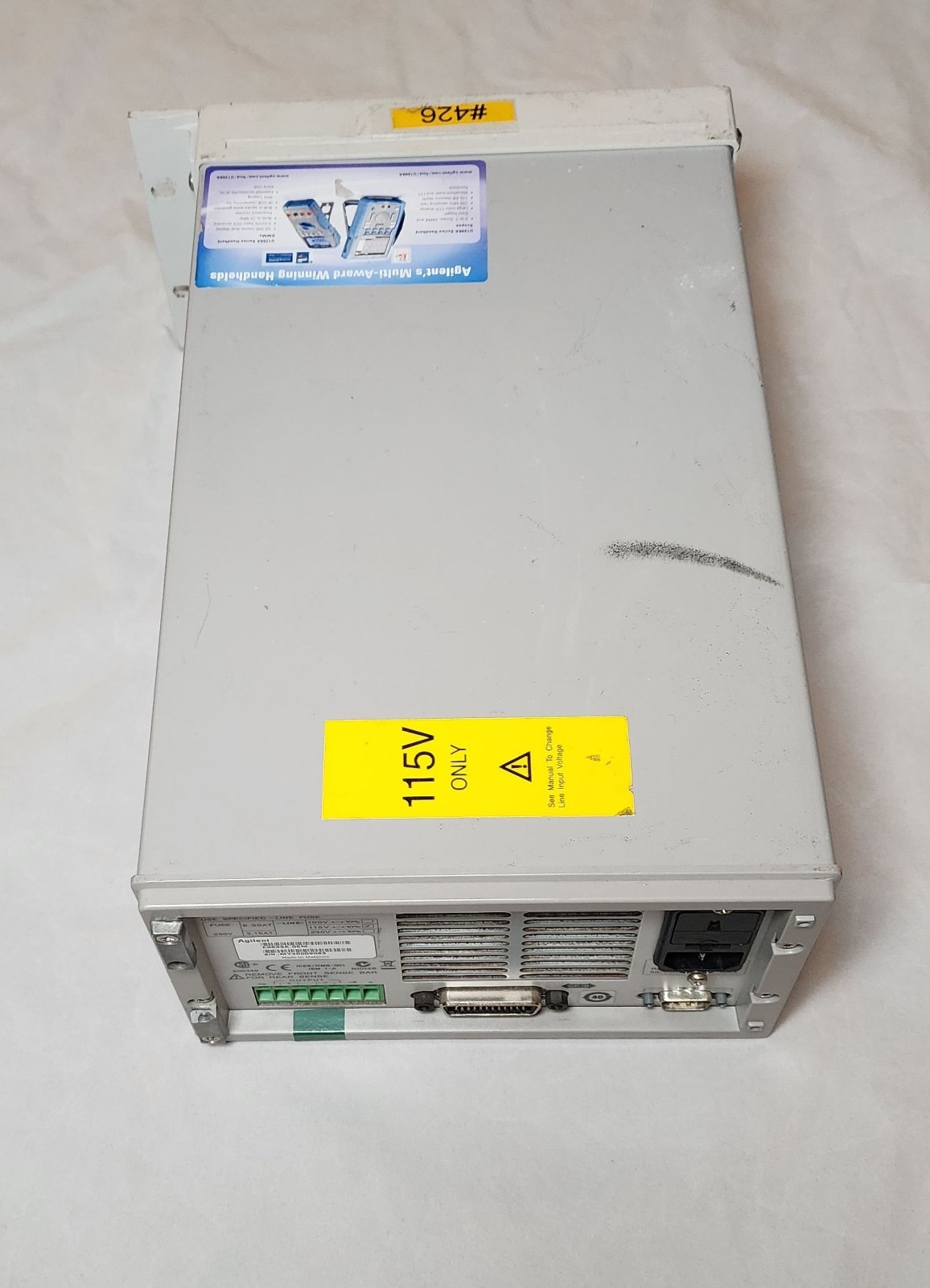Agilent E3633A DC Power Supply 0-8V, 20A/0-20V, 10A HP Keysight 115V