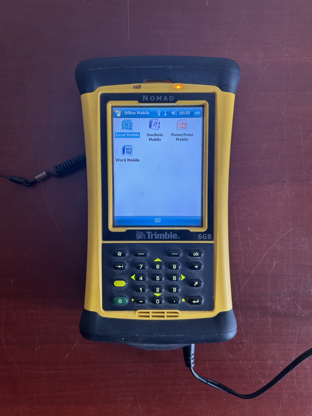 Trimple Nomad 6GB Rugged Handheld Data Collector w/ Programs Office Arc + Power