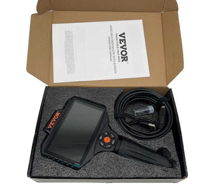 VEVOR 16.4 ft. 360° Industrial Borescope Inspection Camera with 1080P HD SC8