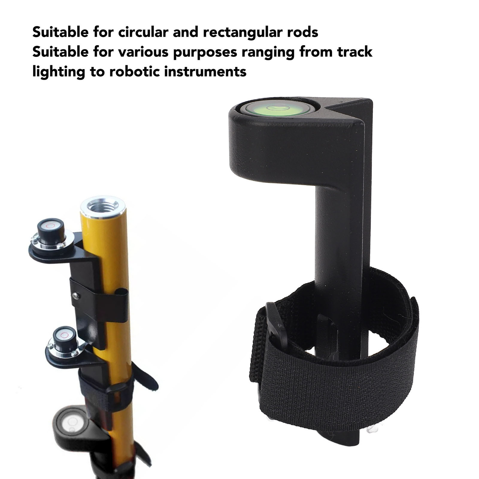 Grade Rod LevelSurvey Rod Bubble Level For Round And Rectangular Bars♡