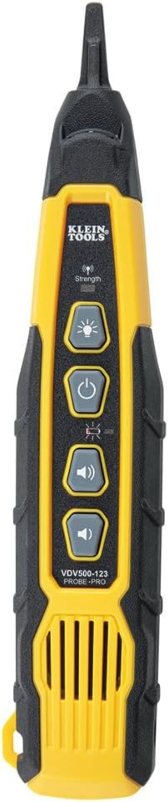 Versatile Wire Tracing Probe with Work Light & Headphone Jack for Electricians