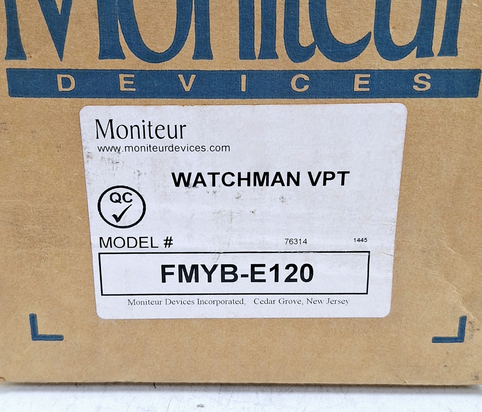 Moniteur Devices FMYB-E120 / 002-562-510 / Watchman VPT Limit Switch