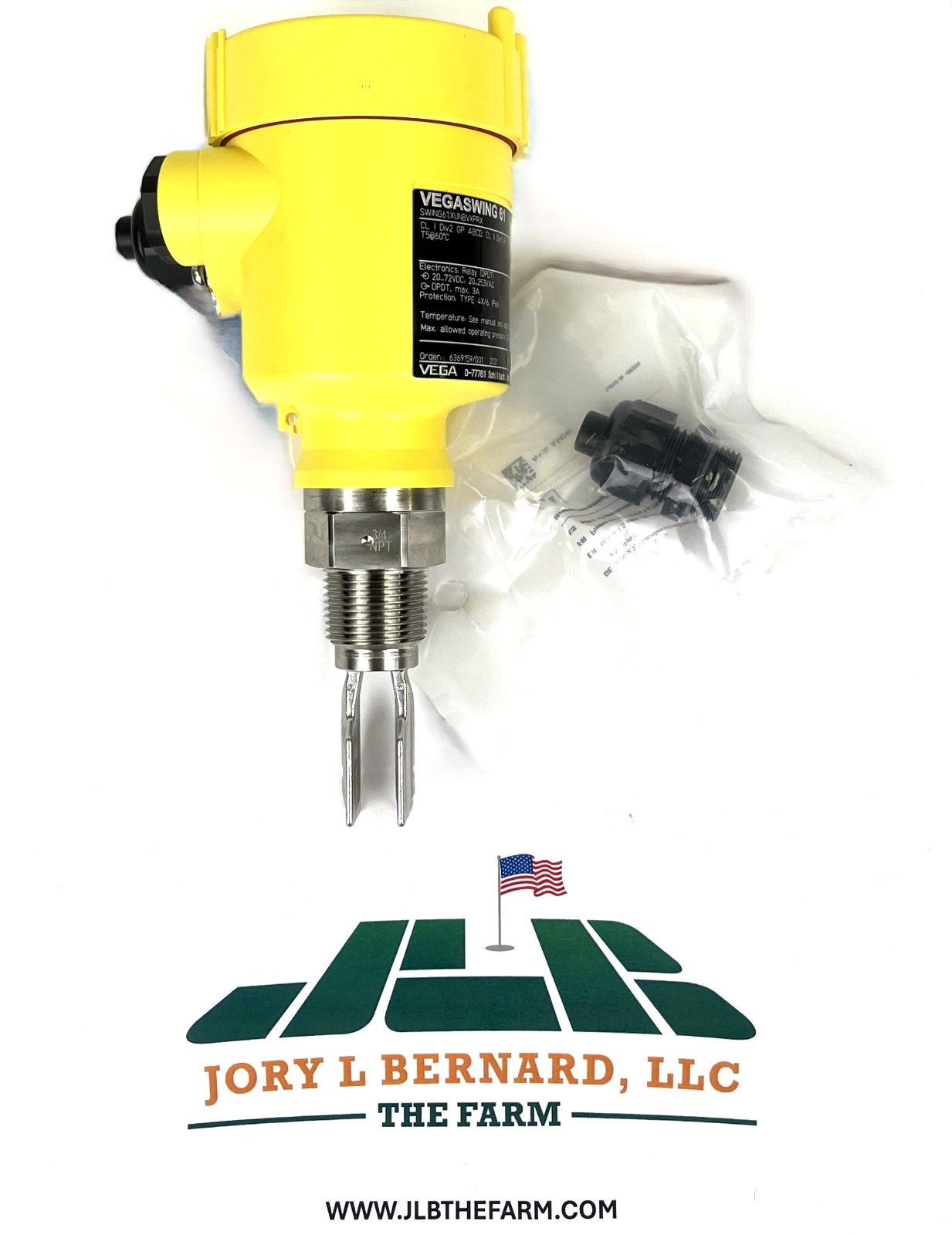VEGA, VEGASWING 61, SWING61.XUNBVXPRX, VIBRATING LIQUID LEVEL LIMIT SWITCH, NEW