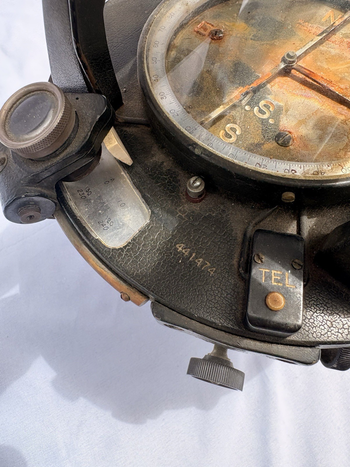 Vintage W. & L. E. Gurley Surveyor Transit Theodolite Troy NY Serial 441474