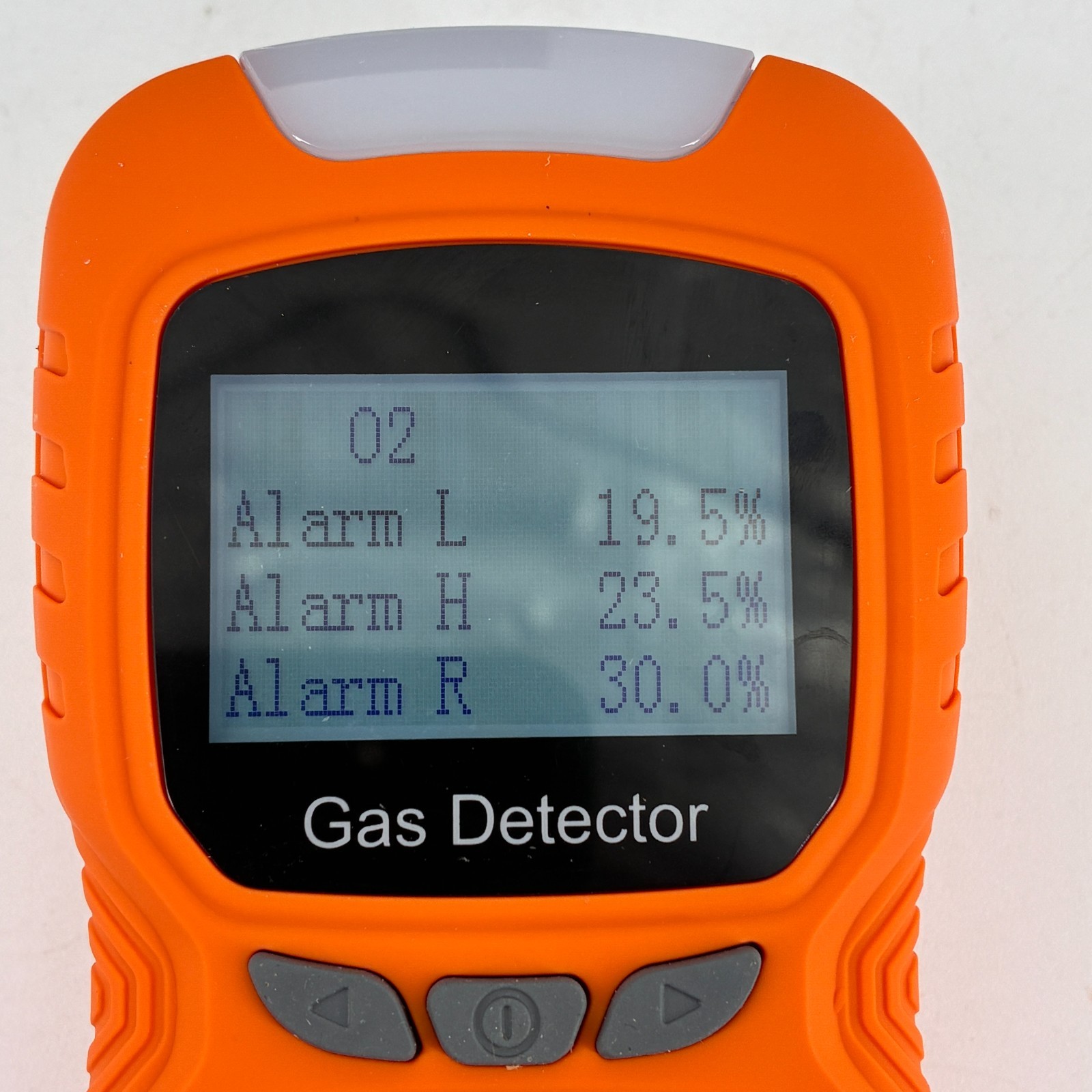 Voice Type Multifunctional Gas Detector with Case – Orange