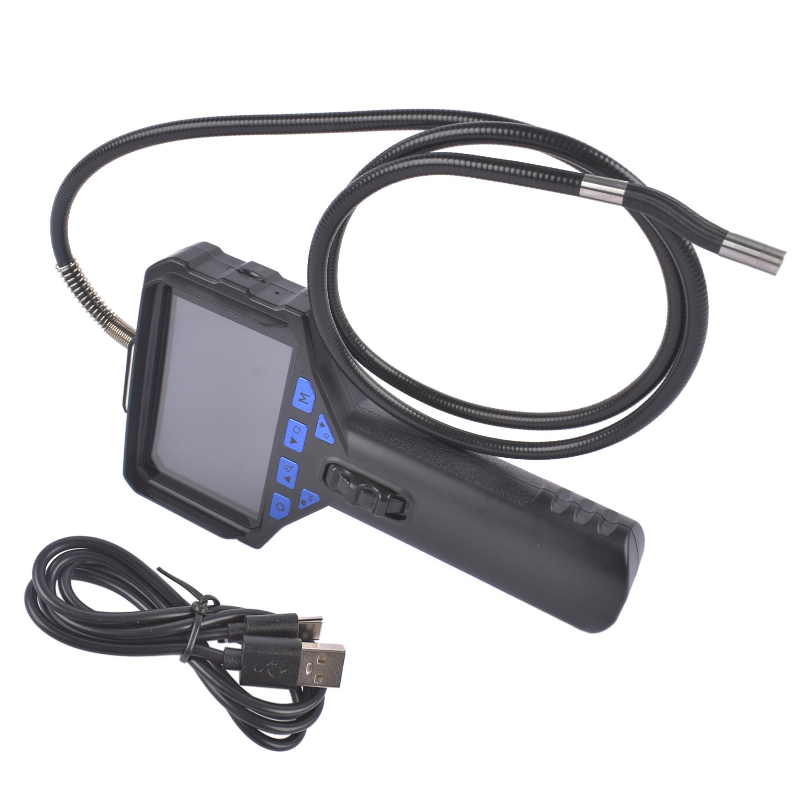 3.3 FT Semi-Rigid HD Video Snake Scope IPS LCD for Automotive Aircraft Mechanics