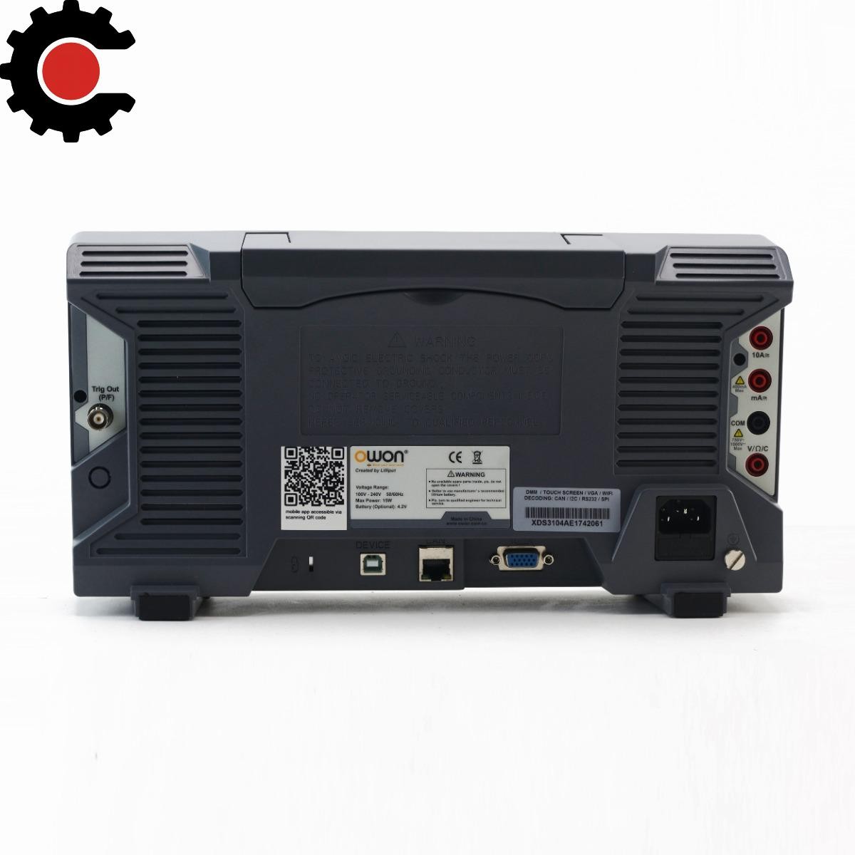 OWON XDS3104AE 4CH 14 bits ADC 100MHz 1Gs/s Touchscreen Digital Oscilloscope