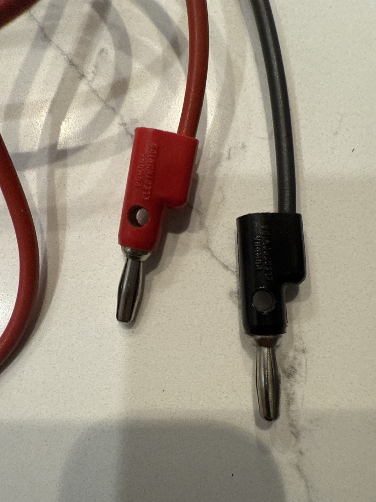 Pomona B-36 & B-12 Stacking Banana Plug Patch Cord, Red & Black, 36in/16in Used