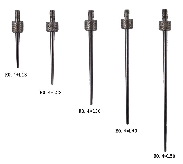 Carbide Needle Point R0.4mm Contact Points for Dial Indicator Depth Gauge Tool
