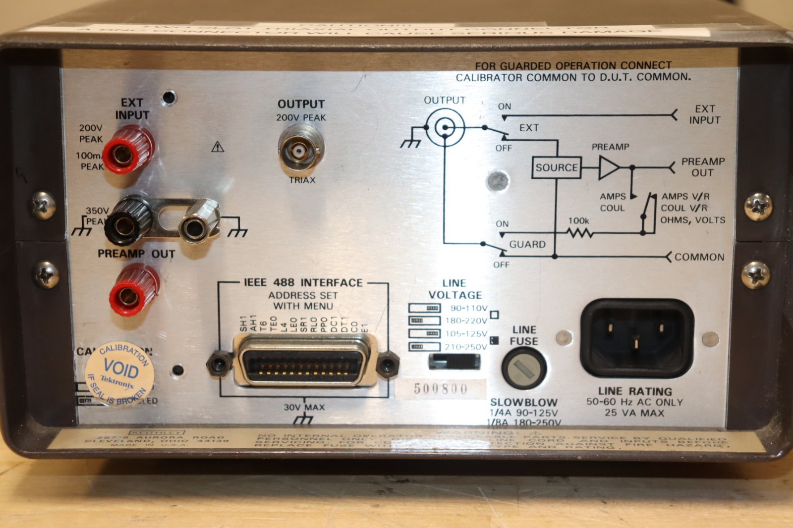 Keithley 263 Calibrator/Source Fully Guaranteed, 5µV to 20V, 10fA to 20mA
