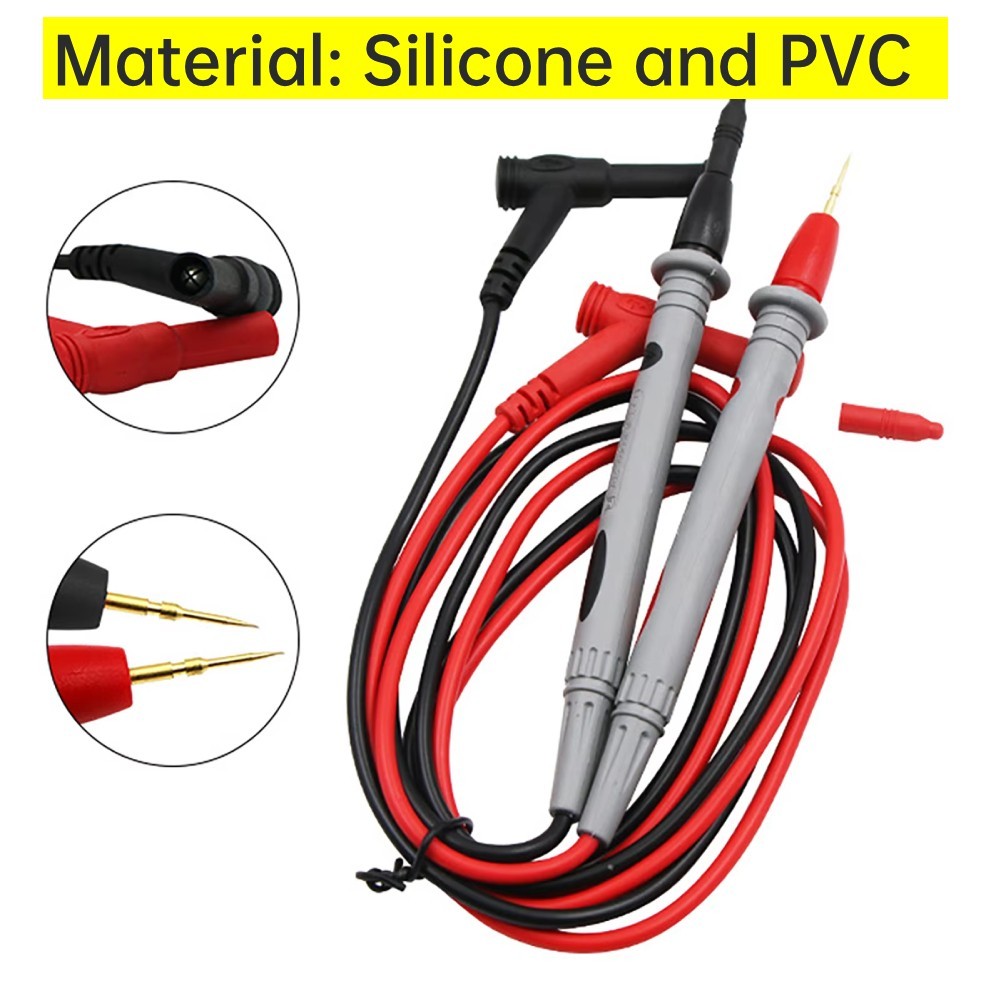 20A 1000V Multimeter Test Leads – Professional Needle Pin Probe Wire Cable Kit