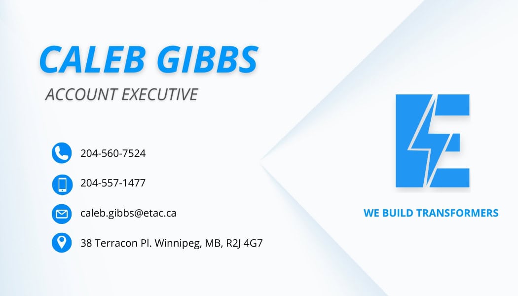 CALEB GIBBS BUSINESS CARD